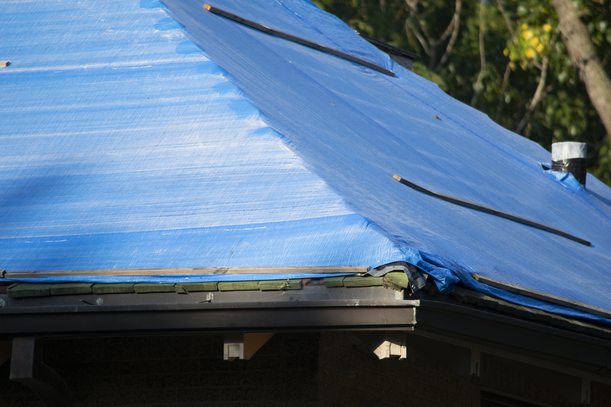 College Grove Roof Tarping